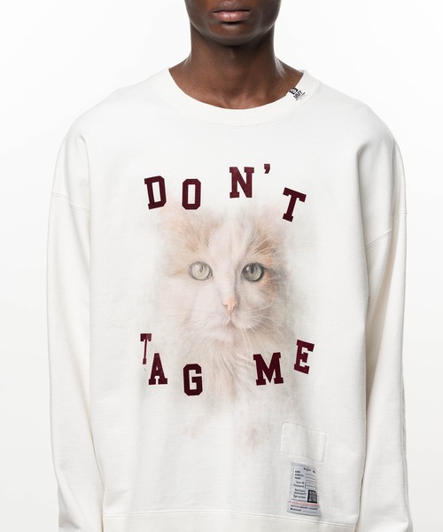Maison MIHARA YASUHIRO(メゾンミハラヤスヒロ)の「Cat Printed Sweatshirt(スウェット・メンズ・グレー/ブラック/ホワイト・44/46/48)」の7枚目の写真