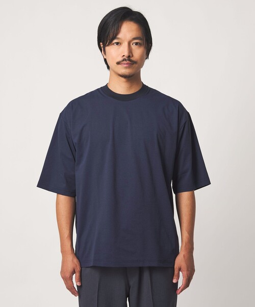 A DAY IN THE LIFE UNITED ARROWS(アデイインザライフユナイテッドアローズ)の「PERFECTEX ドットメッシュ カットソー-吸水速乾・ストレッチ・UVカット-<A DAY IN THE LIFE>(Tシャツ/カットソー・メンズ・ホワイト/ダークグレー/ネイビー・L/M)」の10枚目の写真