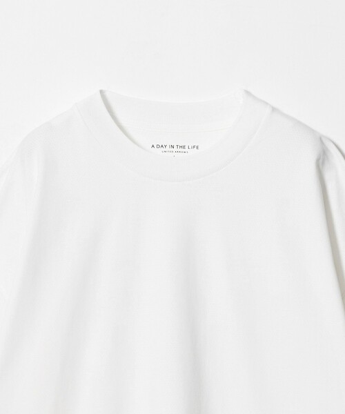 A DAY IN THE LIFE UNITED ARROWS(アデイインザライフユナイテッドアローズ)の「PERFECTEX ドットメッシュ カットソー-吸水速乾・ストレッチ・UVカット-<A DAY IN THE LIFE>(Tシャツ/カットソー・メンズ・ホワイト/ダークグレー/ネイビー・L/M)」の13枚目の写真