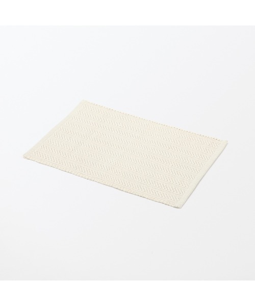 綿 手織りマット 50×75cm（ラグ/マット）｜無印良品（ムジルシ