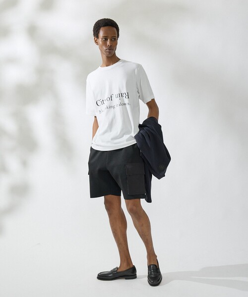 DESIGNWORKS（デザインワークス）の「【セットアップ対応】ドッキングニットショーツ（その他パンツ・メンズ・ライトグレー/ブラック・48/50/46）」の4枚目の写真
