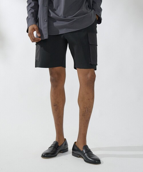 DESIGNWORKS（デザインワークス）の「【セットアップ対応】ドッキングニットショーツ（その他パンツ・メンズ・ライトグレー/ブラック・48/50/46）」の10枚目の写真