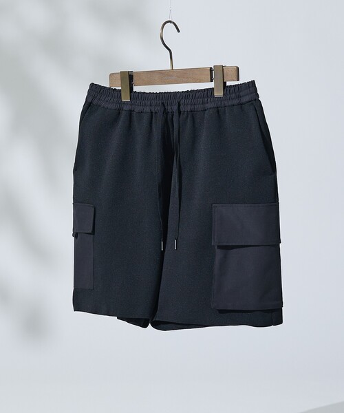 DESIGNWORKS（デザインワークス）の「【セットアップ対応】ドッキングニットショーツ（その他パンツ・メンズ・ライトグレー/ブラック・48/50/46）」の11枚目の写真