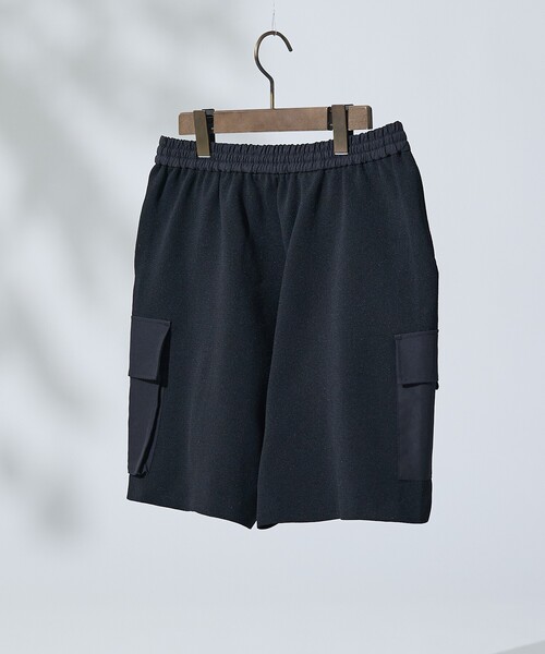 DESIGNWORKS（デザインワークス）の「【セットアップ対応】ドッキングニットショーツ（その他パンツ・メンズ・ライトグレー/ブラック・48/50/46）」の12枚目の写真