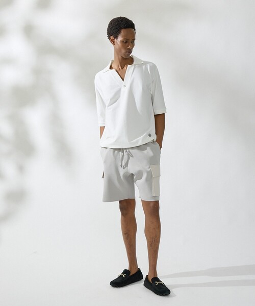 DESIGNWORKS（デザインワークス）の「【セットアップ対応】ドッキングニットショーツ（その他パンツ・メンズ・ライトグレー/ブラック・48/50/46）」の20枚目の写真