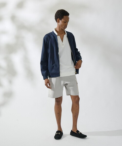 DESIGNWORKS（デザインワークス）の「【セットアップ対応】ドッキングニットショーツ（その他パンツ・メンズ・ライトグレー/ブラック・48/50/46）」の21枚目の写真