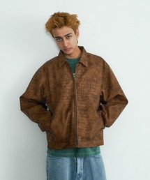 CROC SUEDE JACKET
