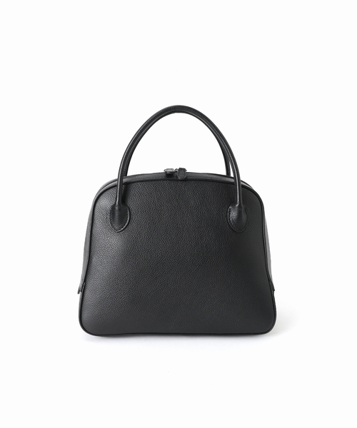 MAISON CANAU(メゾンカナウ)の「MAISON CANAU メゾン カナウ カラー別注 ラウンドボストン M 26FW2(ボストンバッグ・レディース・ブラック/ブラウン・FREE)」の6枚目の写真