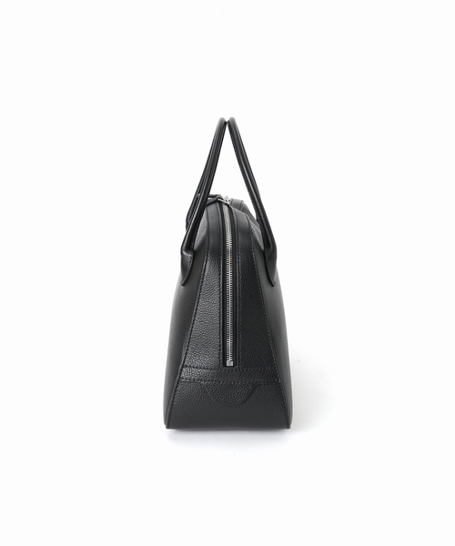 MAISON CANAU(メゾンカナウ)の「MAISON CANAU メゾン カナウ カラー別注 ラウンドボストン M 26FW2(ボストンバッグ・レディース・ブラック/ブラウン・FREE)」の7枚目の写真