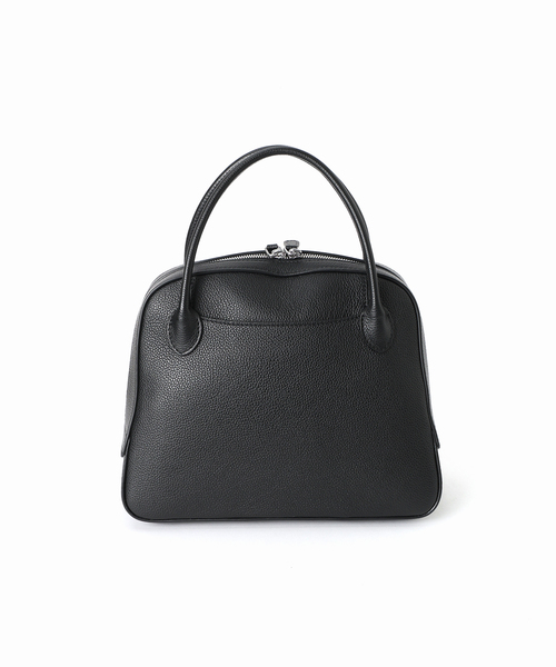 MAISON CANAU(メゾンカナウ)の「MAISON CANAU メゾン カナウ カラー別注 ラウンドボストン M 26FW2(ボストンバッグ・レディース・ブラック/ブラウン・FREE)」の8枚目の写真