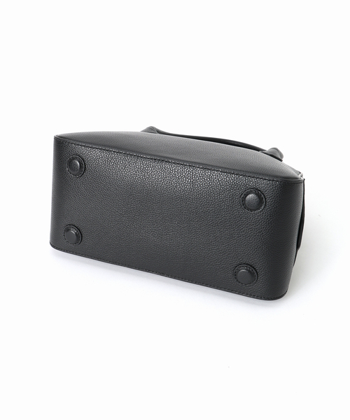 MAISON CANAU(メゾンカナウ)の「MAISON CANAU メゾン カナウ カラー別注 ラウンドボストン M 26FW2(ボストンバッグ・レディース・ブラック/ブラウン・FREE)」の11枚目の写真