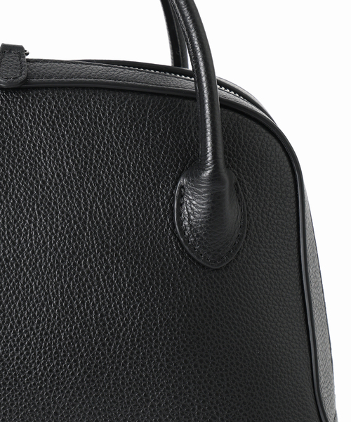 MAISON CANAU(メゾンカナウ)の「MAISON CANAU メゾン カナウ カラー別注 ラウンドボストン M 26FW2(ボストンバッグ・レディース・ブラック/ブラウン・FREE)」の17枚目の写真
