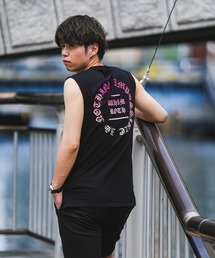 GRANCY】Damage design Cotton Sleeveless Tee / ダメージデザイン