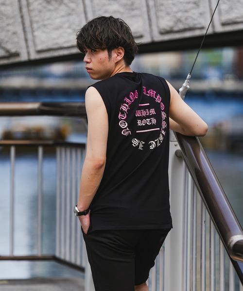 adamsJUGGLER(アダムスジャグラー)の「RTEG C.G ノースリーブ(タンクトップ・メンズ・ブラック/ホワイト・M/L)」の22枚目の写真