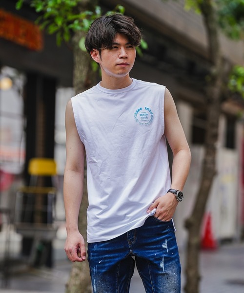 adamsJUGGLER(アダムスジャグラー)の「RTEG C.G ノースリーブ(タンクトップ・メンズ・ブラック/ホワイト・M/L)」の11枚目の写真
