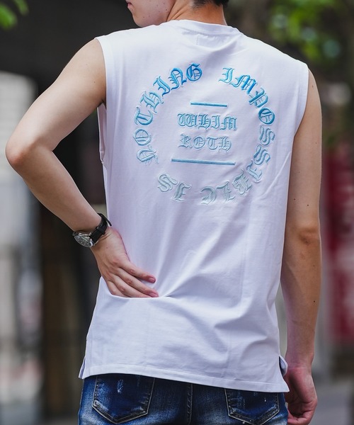 adamsJUGGLER(アダムスジャグラー)の「RTEG C.G ノースリーブ(タンクトップ・メンズ・ブラック/ホワイト・M/L)」の17枚目の写真