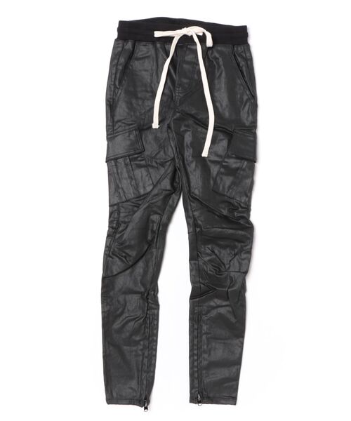 mnml(ミニマル)の「mnml/ミニマル/CARGO DRAWCORD PANTS WAXED(カーゴパンツ・メンズ・ブラック・S/XL/XS/M/L)」の3枚目の写真