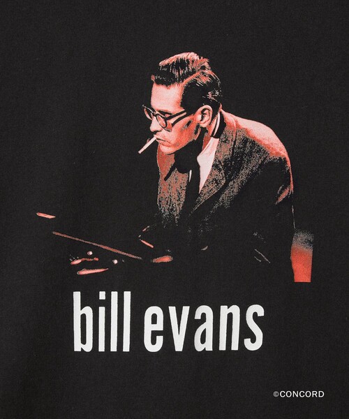 BEAUTY&YOUTH UNITED ARROWS(ビューティーアンドユースユナイテッドアローズ)の「<Bill Evans × BEAUTY&YOUTH> for lovers プリント Tシャツ(Tシャツ/カットソー・メンズ・ブラック・M/XL/L)」の6枚目の写真