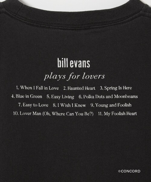 BEAUTY&YOUTH UNITED ARROWS(ビューティーアンドユースユナイテッドアローズ)の「<Bill Evans × BEAUTY&YOUTH> for lovers プリント Tシャツ(Tシャツ/カットソー・メンズ・ブラック・M/XL/L)」の7枚目の写真