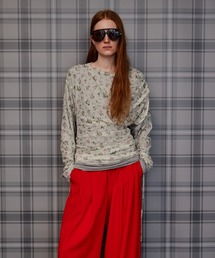 Sheer Layered Drape Top/シアーレイヤードドレープトップ