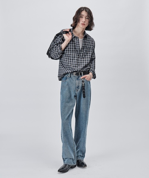 SINSS(シンス)の「Compact check shirt / コンパクトチェックシャツ(シャツ/ブラウス・メンズ・ブラック/ブルー・X-SMALL/SMALL/MEDIUM/LARGE)」の12枚目の写真