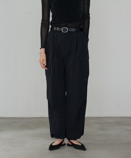 GALLEST(ギャレスト)の「ナイロンカーゴパンツ(その他パンツ・レディース・ブラック/ブラウン系・38/34)」の7枚目の写真