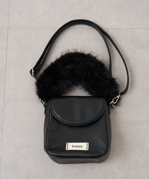 CIAOPANIC TYPY（チャオパニックティピー）の「:【TYNNE.】2WAYファーハンドルラウンドバッグ（ショルダーバッグ・レディース・ブラック/カーキ/キャメル・ONE SIZE）」の16枚目の写真
