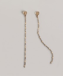 ダイヤモンド テニス ピアス | K10YG 〈Web限定〉（ピアス（両耳用