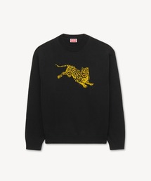 99JRWS KENZO JUMPING TIGER PLACED JUMPER
