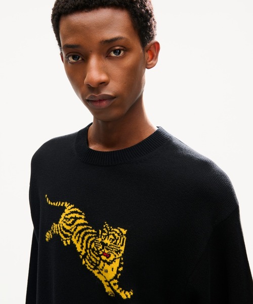 KENZO（ケンゾー）の「99JRWS KENZO JUMPING TIGER PLACED JUMPER（その他トップス・メンズ・ブラック系その他5・M）」の2枚目の写真