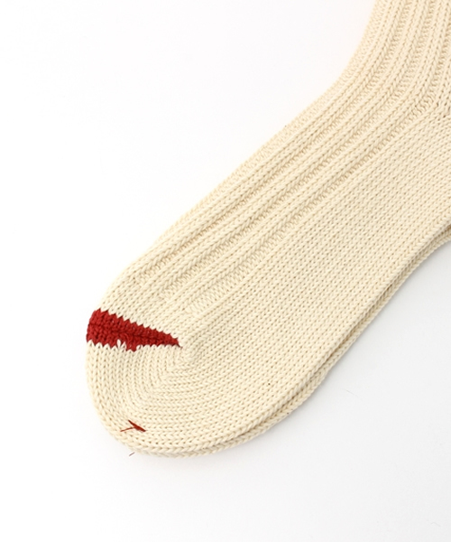 JOURNAL STANDARD J.S HOMESTEAD（ジャーナルスタンダードホームステッド）の「オーガニックコットンクルーソックス（ソックス/靴下・メンズ・カーキ/ネイビー/レッド・FREE）」の5枚目の写真