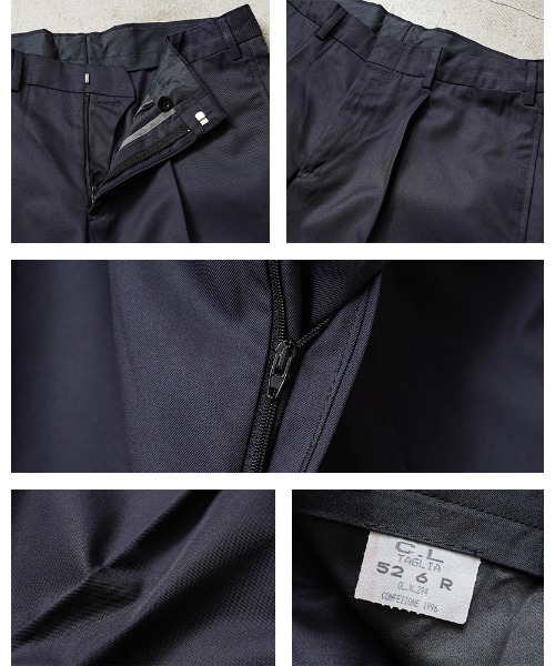 MILITARY(ミリタリー)の「実物 新品 デッドストック イタリア軍 ユーティリティ SERVICE トラウザーズ(スラックス・メンズ・ネイビー・52/54)」の7枚目の写真