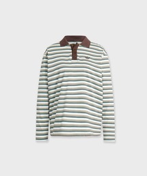 adidas（アディダス）の「adidas / STRIPED OVZD LS POLO SHIRT / SU617,KU6081,KU8351,KU8352（ポロシャツ）」