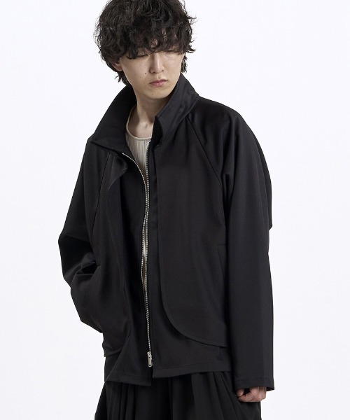 NO ID.(ノーアイディ)の「mj11860- ラップZIP-BLZ ブルゾン(459006-573B)(ブルゾン・メンズ・ブラック×グレー/ブラック・ONE SIZE)」の18枚目の写真