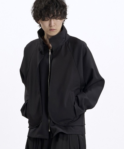 NO ID.(ノーアイディ)の「mj11860- ラップZIP-BLZ ブルゾン(459006-573B)(ブルゾン・メンズ・ブラック×グレー/ブラック・ONE SIZE)」の19枚目の写真