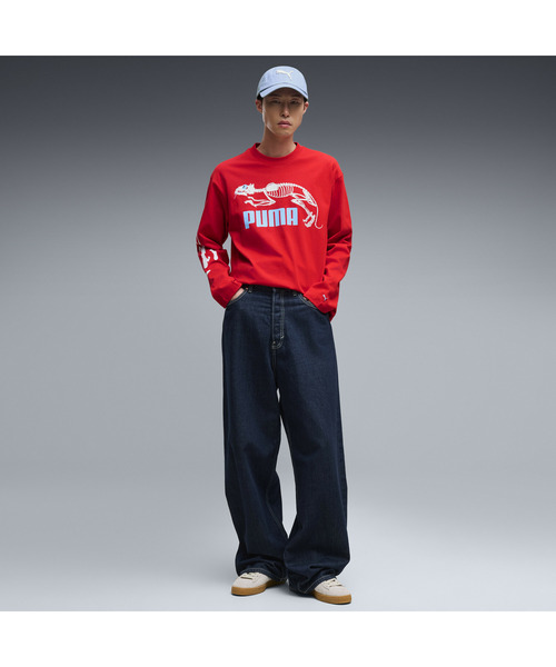 PUMA(プーマ)の「PUMA プーマ メンズ グラフィック スケルトン 長袖 Tシャツ(Tシャツ/カットソー・メンズ・レッド/ブラック・LARGE/X-LARGE/X-SMALL/SMALL/MEDIUM)」の9枚目の写真