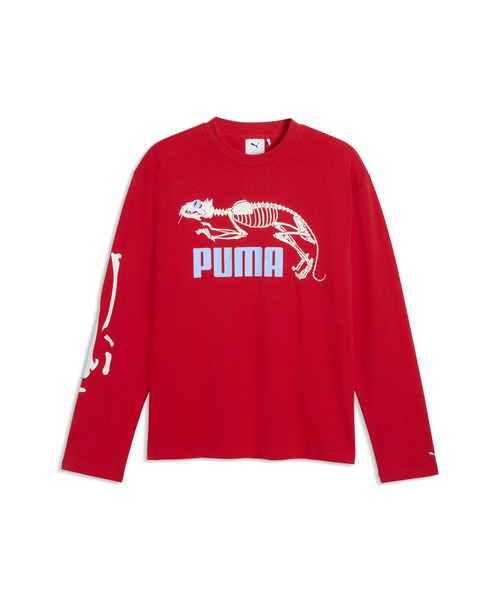 PUMA(プーマ)の「PUMA プーマ メンズ グラフィック スケルトン 長袖 Tシャツ(Tシャツ/カットソー・メンズ・レッド/ブラック・LARGE/X-LARGE/X-SMALL/SMALL/MEDIUM)」の10枚目の写真