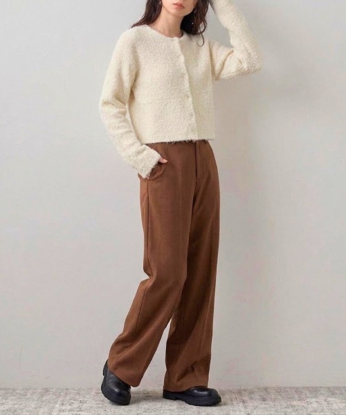Human 2nd Occasion(ヒューマンセカンドオケージョン)の「ブークレーニット カーディガン(カーディガン/ボレロ・レディース・オフホワイト・FREE)」の12枚目の写真