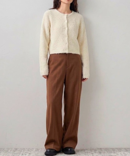 Human 2nd Occasion(ヒューマンセカンドオケージョン)の「ブークレーニット カーディガン(カーディガン/ボレロ・レディース・オフホワイト・FREE)」の11枚目の写真