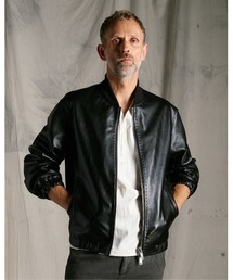 wjk（ダヴルジェイケイ）の「lamb leather bomber jacket（ブルゾン）」