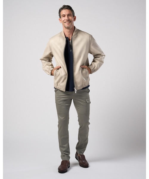 wjk（ダヴルジェイケイ）の「lamb leather bomber jacket（ブルゾン・メンズ・ブラック/ベージュ・X-LARGE/LARGE/MEDIUM/SMALL）」の22枚目の写真