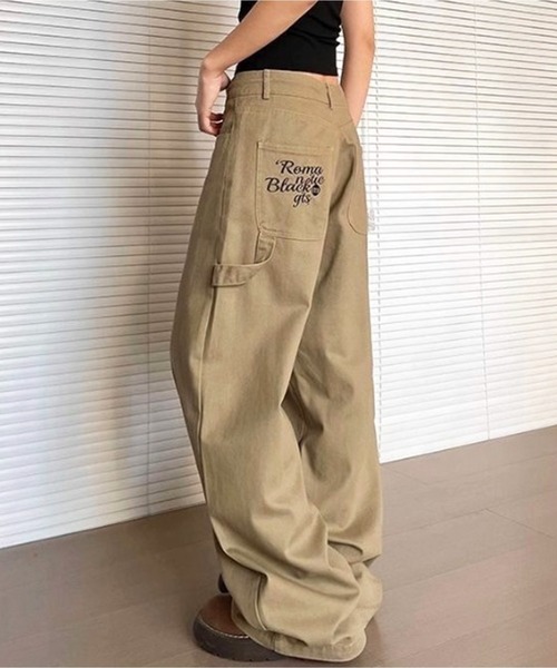 FUN(ファン)の「ペインターパンツ(その他パンツ・レディース・カーキ/ベージュ・FREE)」の2枚目の写真