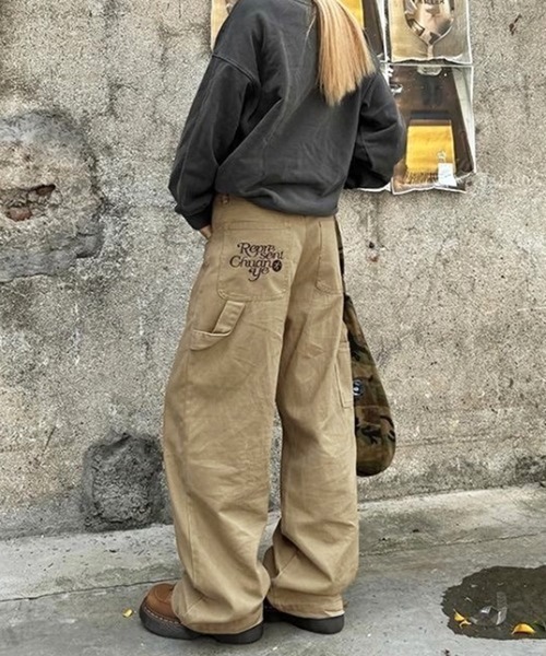 FUN(ファン)の「ペインターパンツ(その他パンツ・レディース・カーキ/ベージュ・FREE)」の4枚目の写真