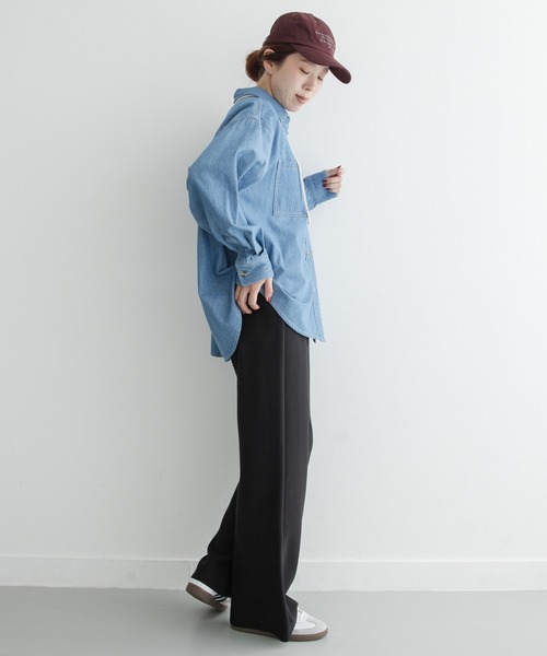 URBAN RESEARCH Sonny Label(アーバンリサーチサニーレーベル)の「デニムシャツ(シャツ/ブラウス・レディース・ライトインディゴブルー/インディゴブルー・FREE)」の17枚目の写真