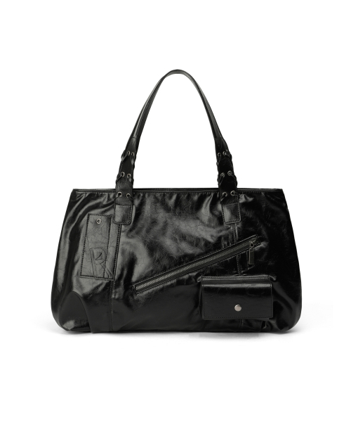 LEATHERY（レザリー）の「ミュートボックスレザーショルダーバッグ[ブラック]（ショルダーバッグ・レディース・その他・FREE）」の5枚目の写真
