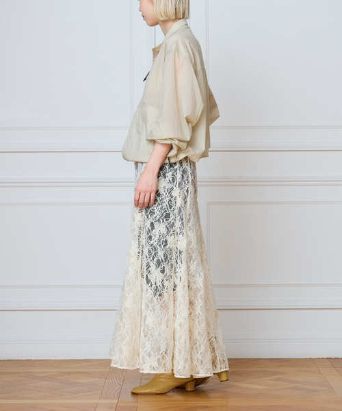 IENA LA BOUCLE(イエナラブークル)の「IENA LA BOUCLE Lace on Lace スカート(スカート・レディース・ホワイト・FREE)」の14枚目の写真