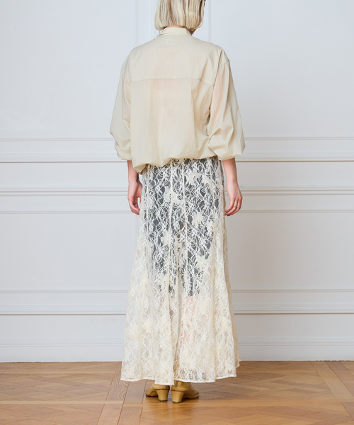IENA LA BOUCLE(イエナラブークル)の「IENA LA BOUCLE Lace on Lace スカート(スカート・レディース・ホワイト・FREE)」の15枚目の写真