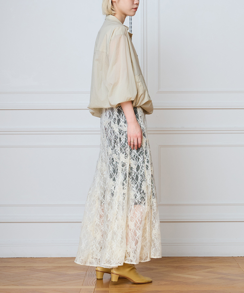 IENA LA BOUCLE(イエナラブークル)の「IENA LA BOUCLE Lace on Lace スカート(スカート・レディース・ホワイト・FREE)」の16枚目の写真