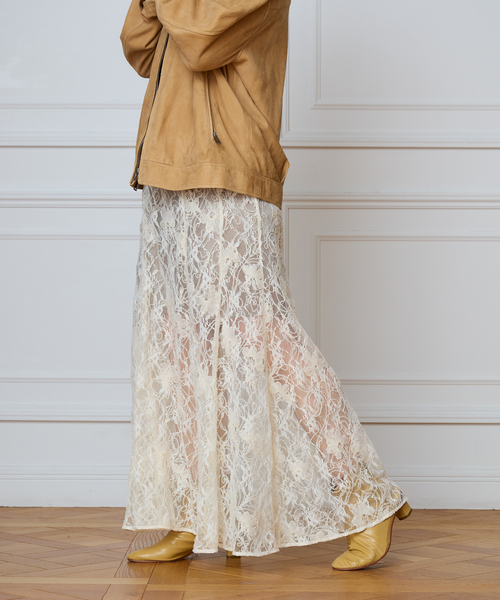 IENA LA BOUCLE(イエナラブークル)の「IENA LA BOUCLE Lace on Lace スカート(スカート・レディース・ホワイト・FREE)」の18枚目の写真