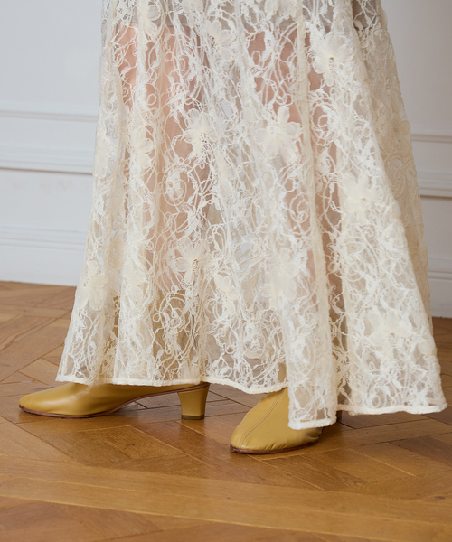 IENA LA BOUCLE(イエナラブークル)の「IENA LA BOUCLE Lace on Lace スカート(スカート・レディース・ホワイト・FREE)」の8枚目の写真